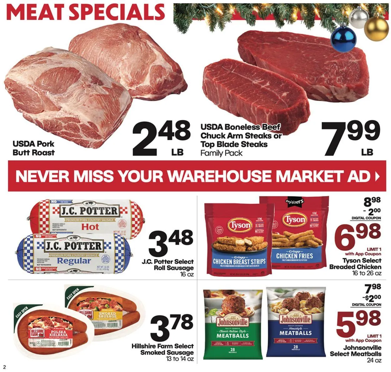 Weekly ad Warehouse Market from December 17 to December 25 2025 - Page 2