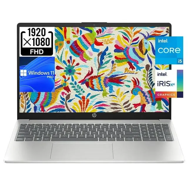 HP 15 15.6" Full HD [Windows 11 Pro] Business Laptop Computer, Intel 10-Core i5-1235U (Up to 4.4 GHz), 32GB RAM, 2TB PCIe SSD, Iris Xe Graphic, Numeric Keypad, Wi-Fi 6, BT 5.3, w/Accessories