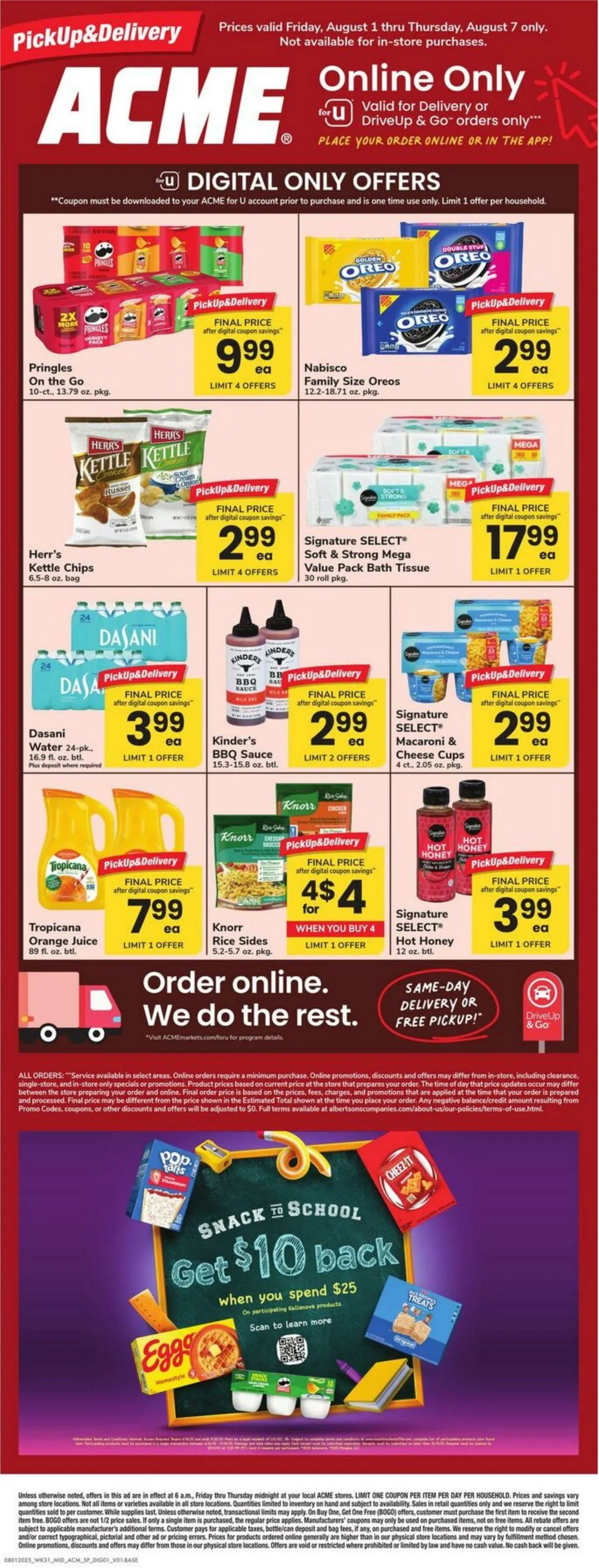 Weekly ad Acme Current weekly ad from August 1 to August 7 2025 - Page 1