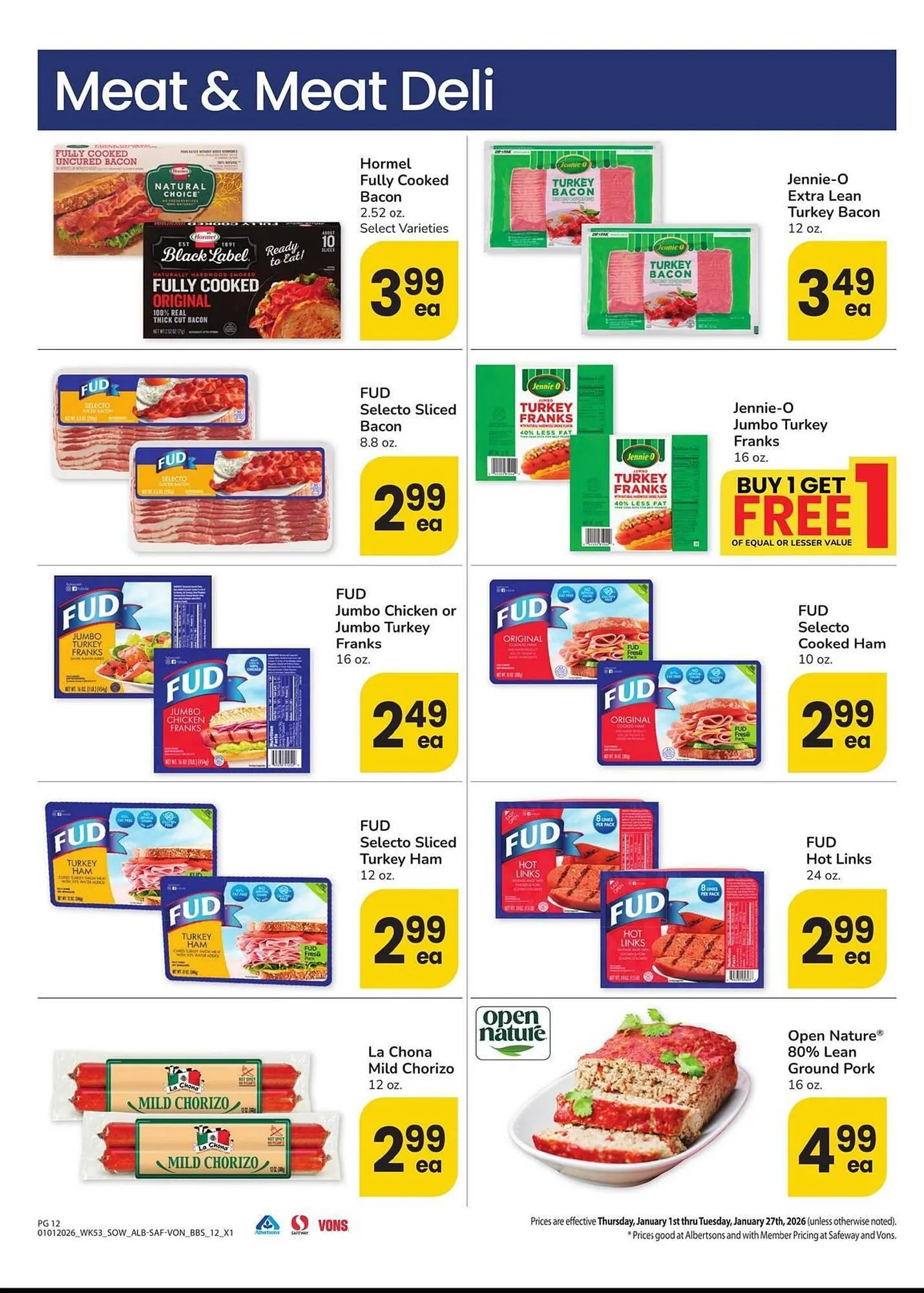 Weekly ad Safeway weekly ad from January 1 to January 27 2026 - Page 12