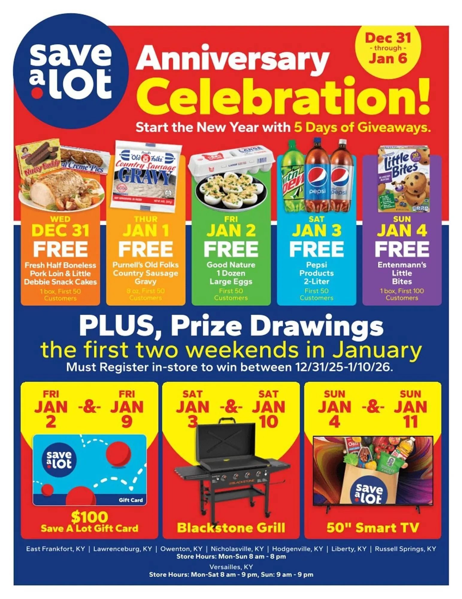 Weekly ad Save a Lot weekly ad from December 31 to January 10 2026 - Page 1