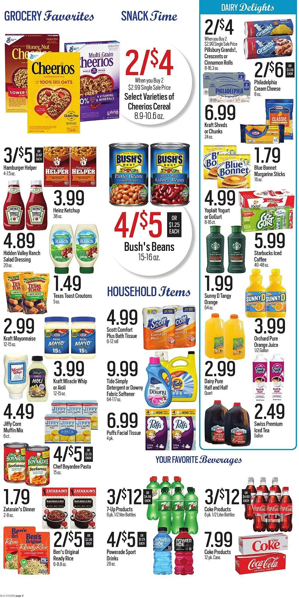 Weekly promotion Dot's Market weekly ad spanning from May 4 to May 10 2026 - Page 2 for Catalogue 365