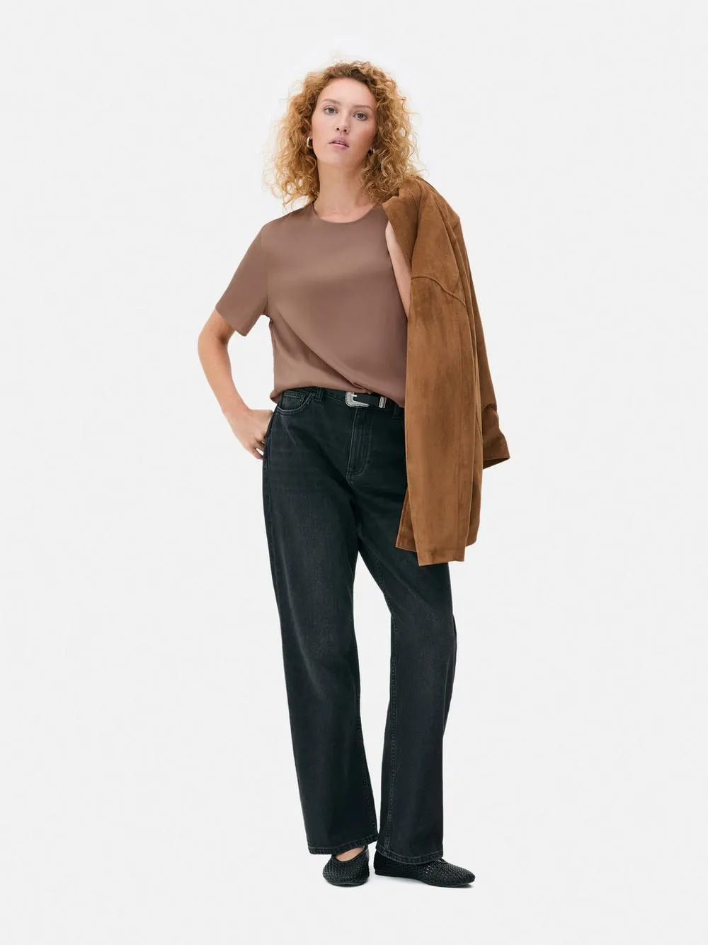 Relaxed Satin Tee