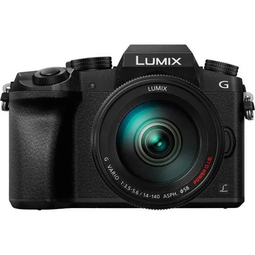 Panasonic LUMIX G7 Interchangeable Lens 4K Ultra HD Black DSLM/14-140mm Lens - Open Box