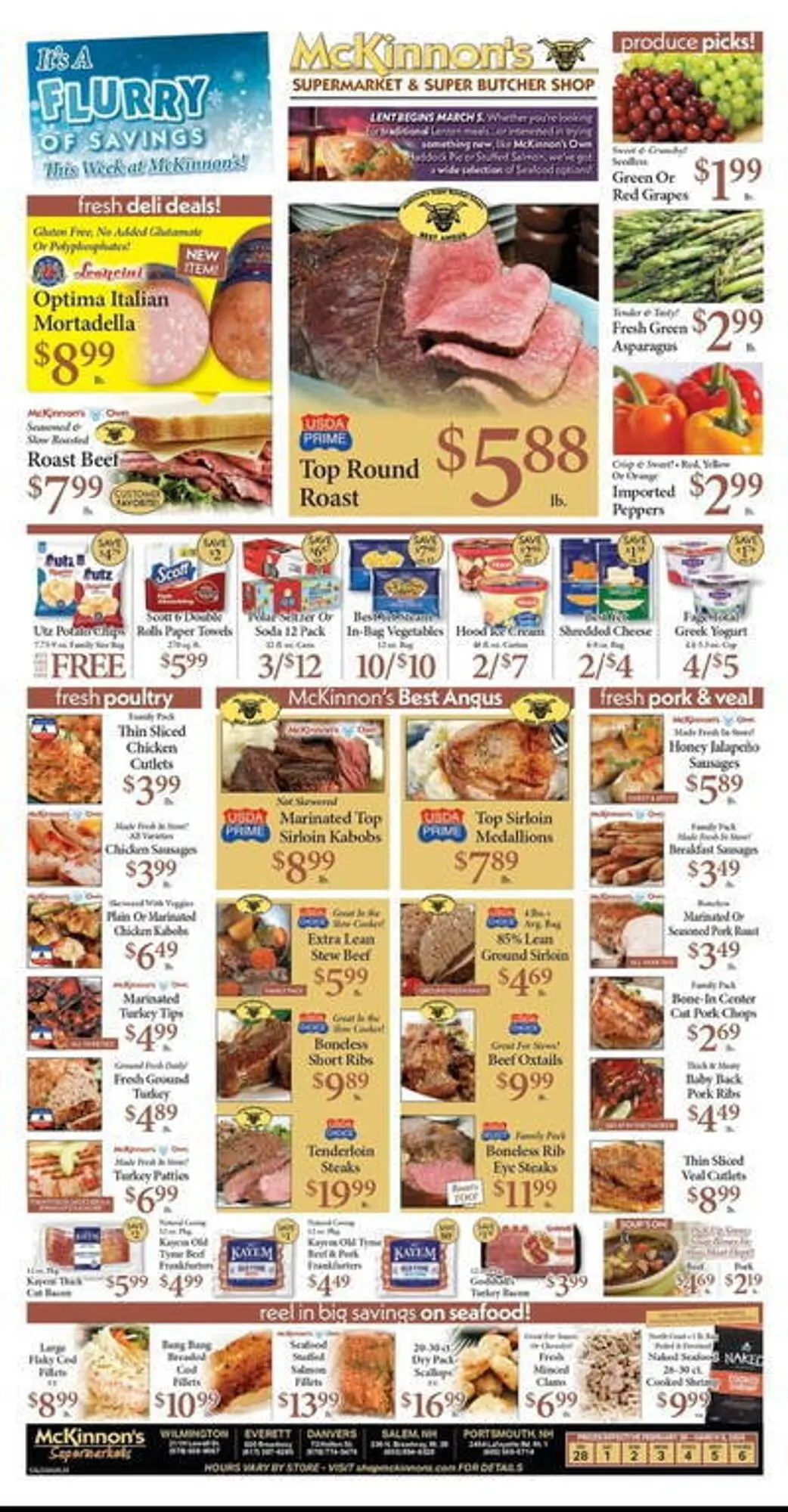 Weekly ad McKinnon's Supermarkets Weekly Ad from February 28 to March 6 2025 - Page 1