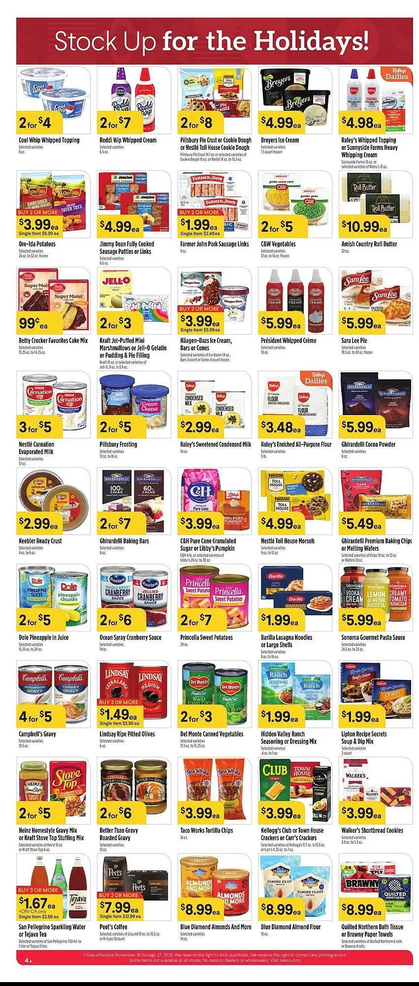 Weekly ad Bel Air Markets weekly ad from November 19 to November 27 2025 - Page 4