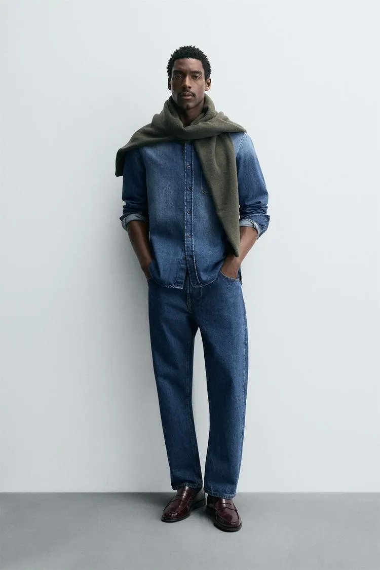 WASHED DENIM SHIRT