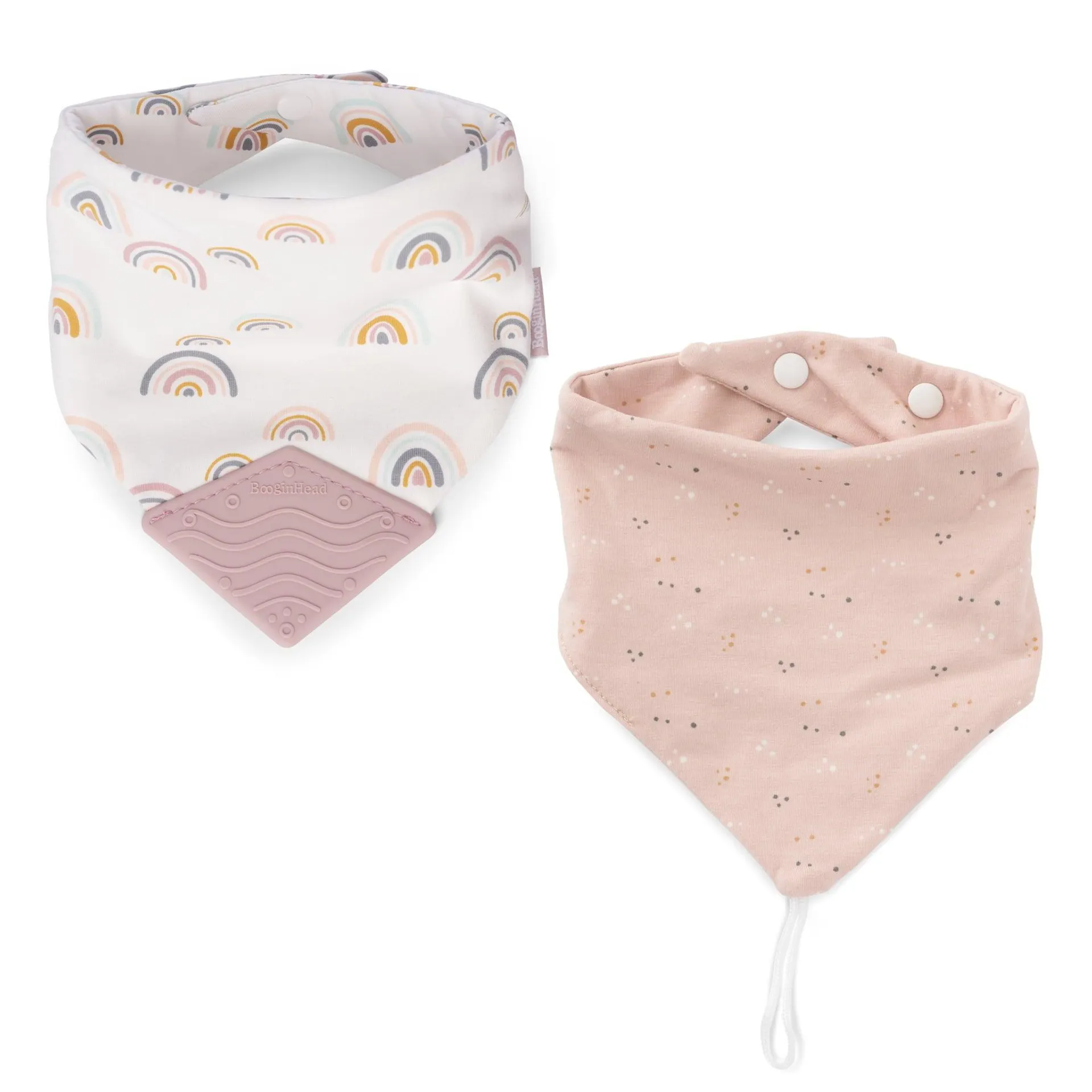 BooginHead Bandana Teething and Pacifier Holder Bibs