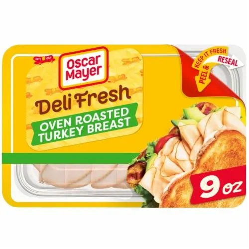 Oscar Mayer Deli Fresh Oven Roasted Turkey Breast Thin Sliced Lunchmeat