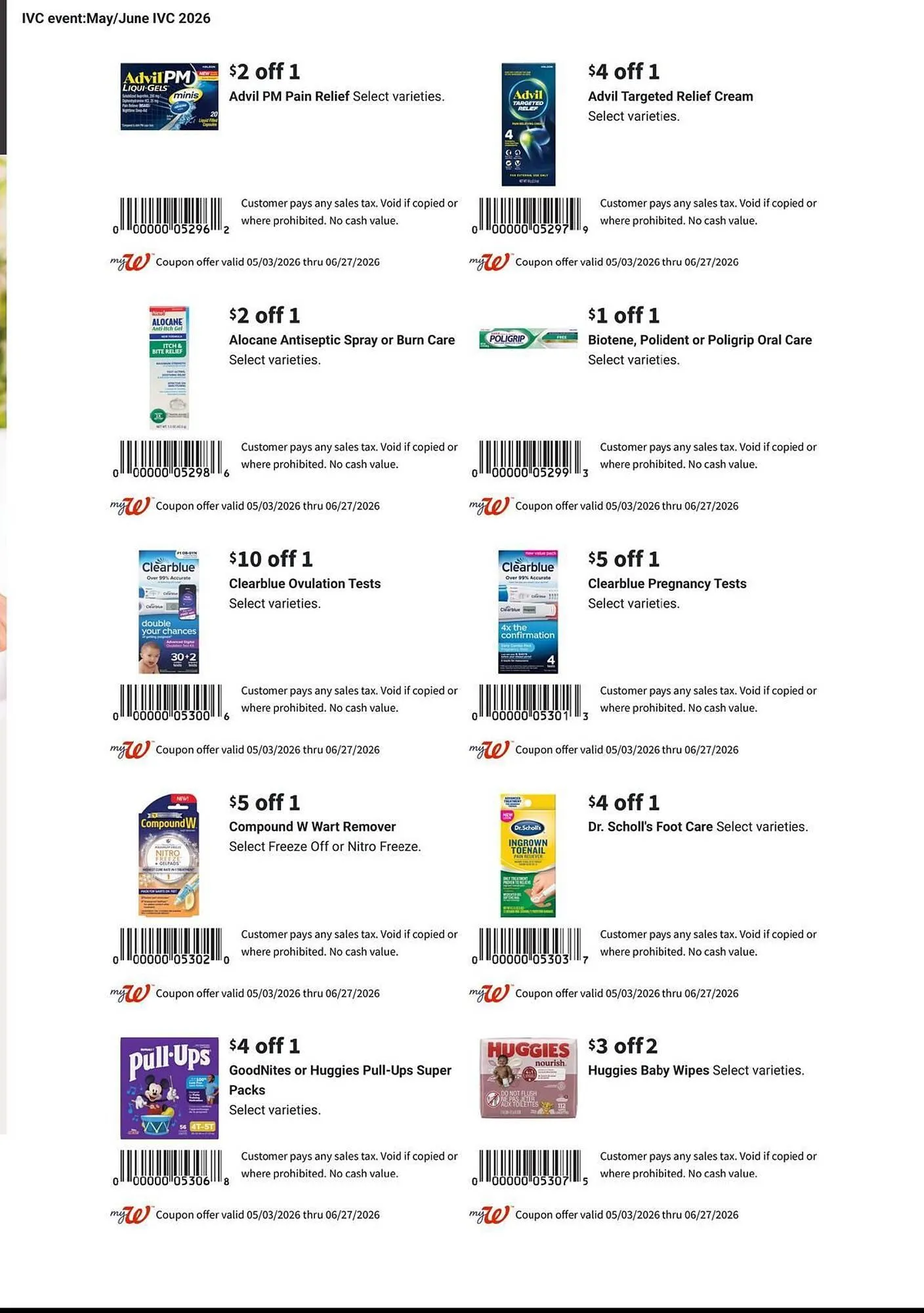 Weekly promotion Walgreens weekly ad spanning from May 3 to May 30 2026 - Page 7 for Catalogue 365
