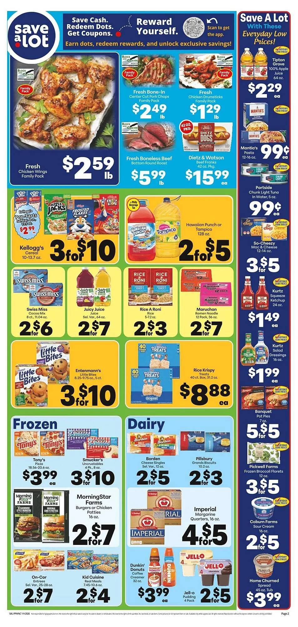 Weekly ad Save a Lot weekly ad from January 9 to January 22 2026 - Page 2