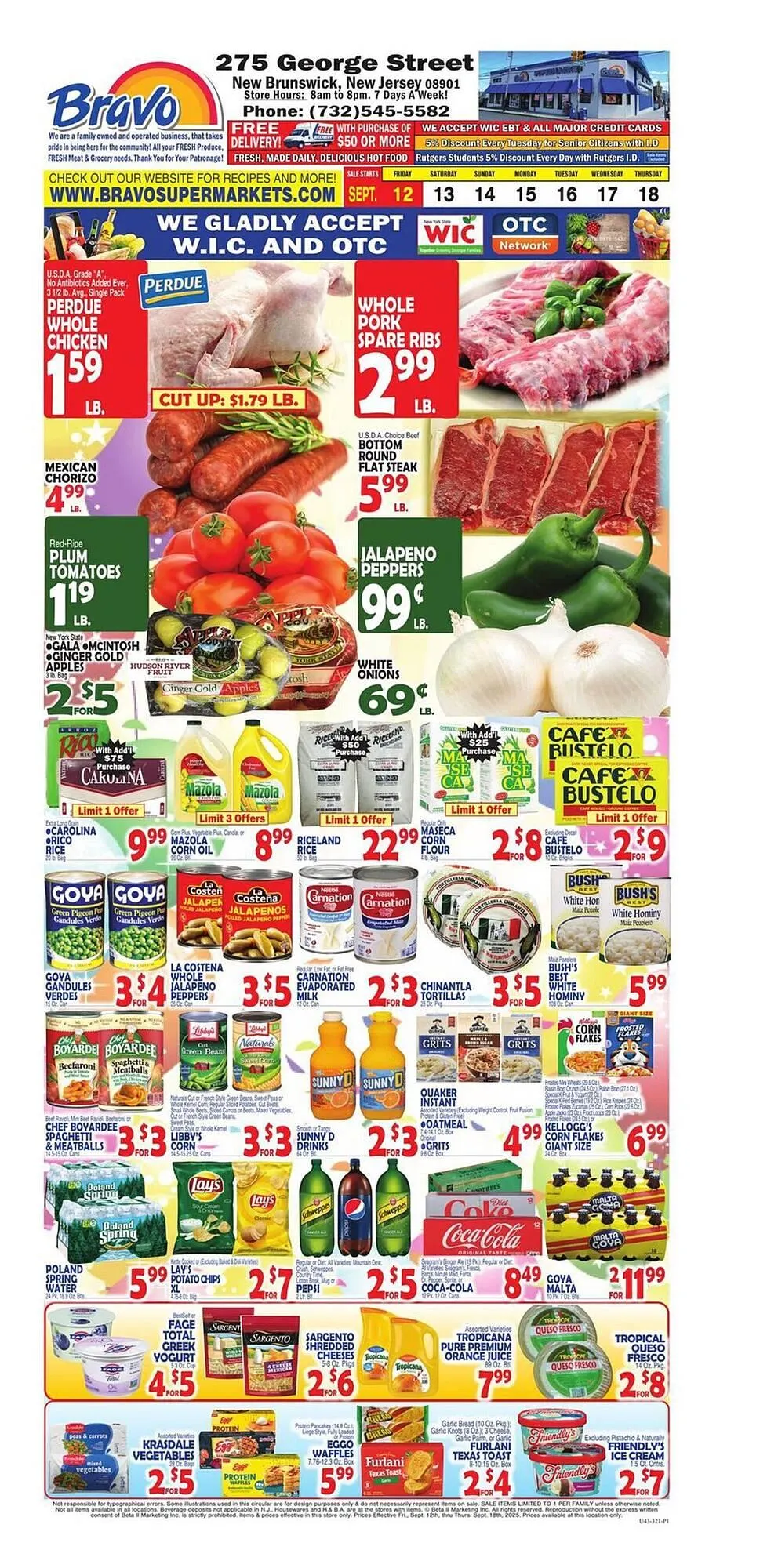 Weekly ad Bravo Supermarkets weekly ad from September 12 to September 18 2025 - Page 1