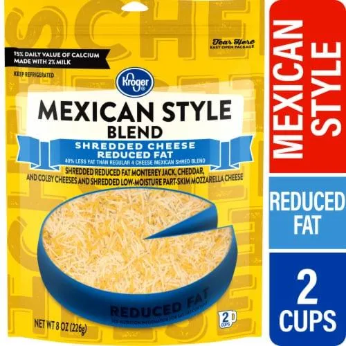 Kroger® Reduced Fat Mexican Style Shredded Cheese