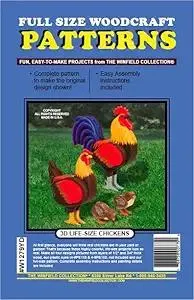 3D Life-Size Chicken Woodworking Project Plan