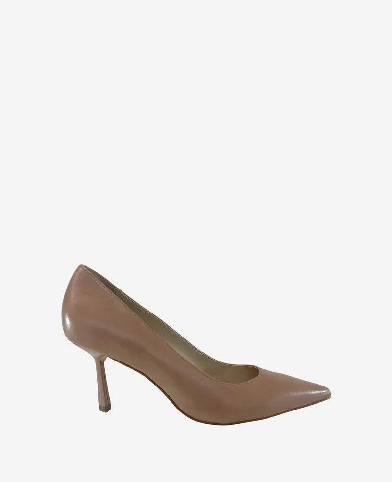Beatrix Leather Heel - Tan