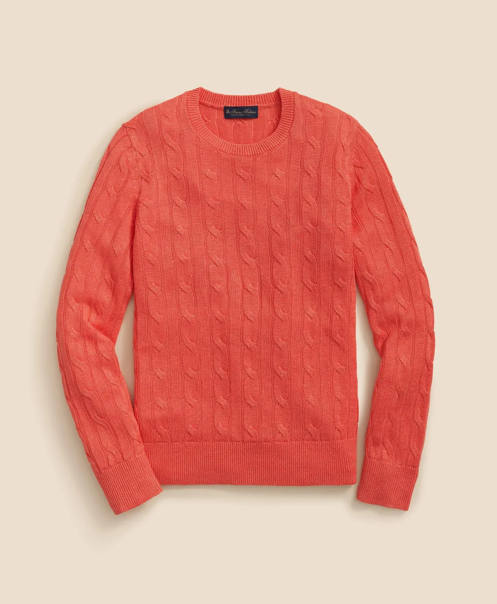 Linen Cable Knit Sweater
