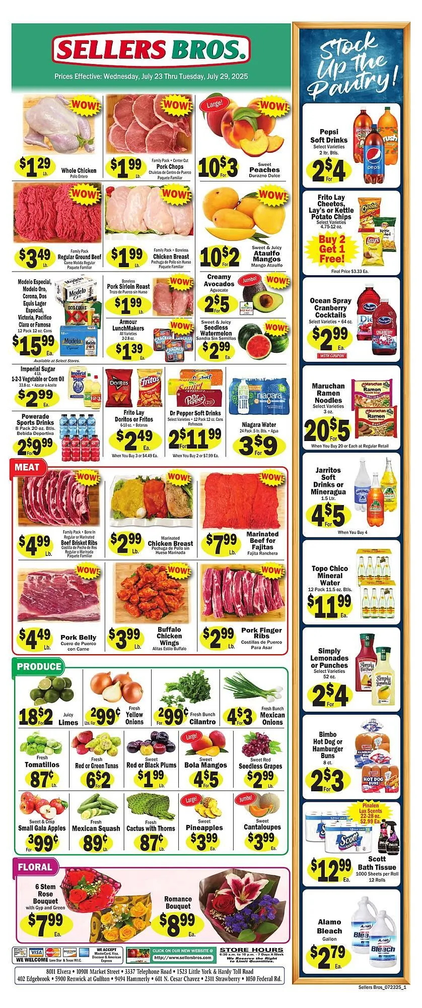 Sellers Bros Weekly Ad - 1