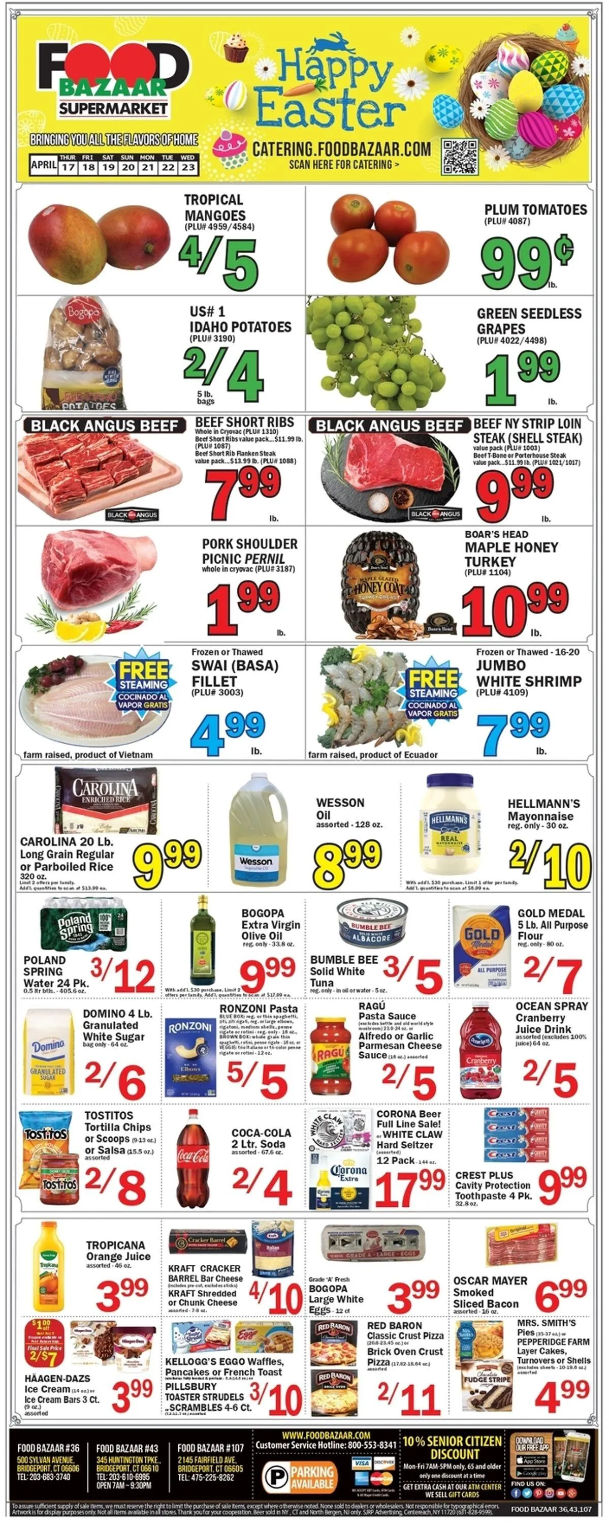 Catálogo de Food Bazaar Current weekly ad 17 de abril al 23 de abril 2025 - Página 1