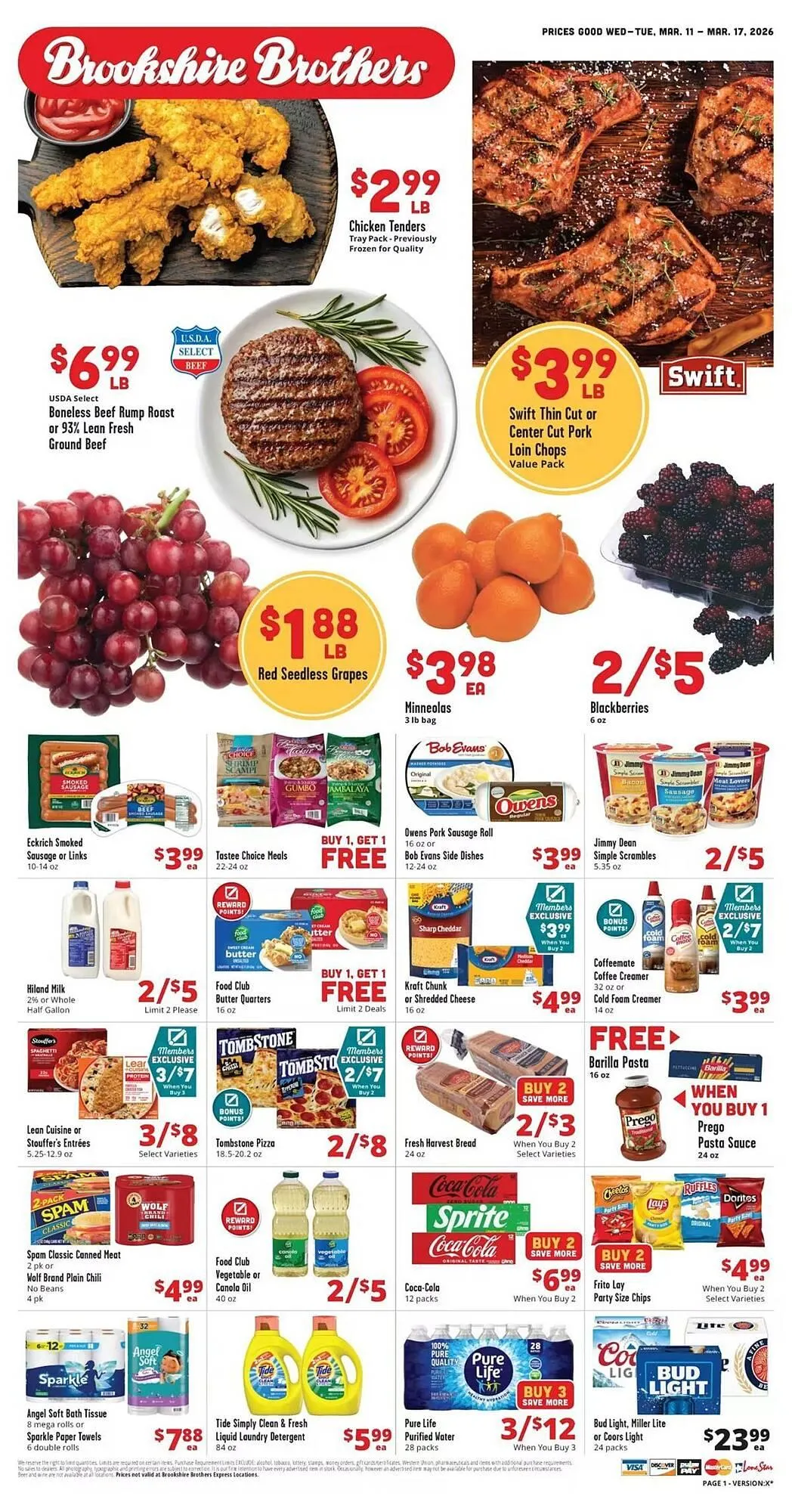 Weekly ad Brookshire Brothers weekly ad from March 11 to March 17 2026 - Page 1