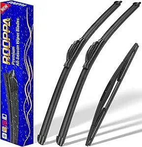3 wipers Replacement for 2017-2021 2022 Honda CRV CR-V, Windshield Wiper Blades Original Equipment Replacement - 26"/17"/12" (Set of 3) U/J HOOK