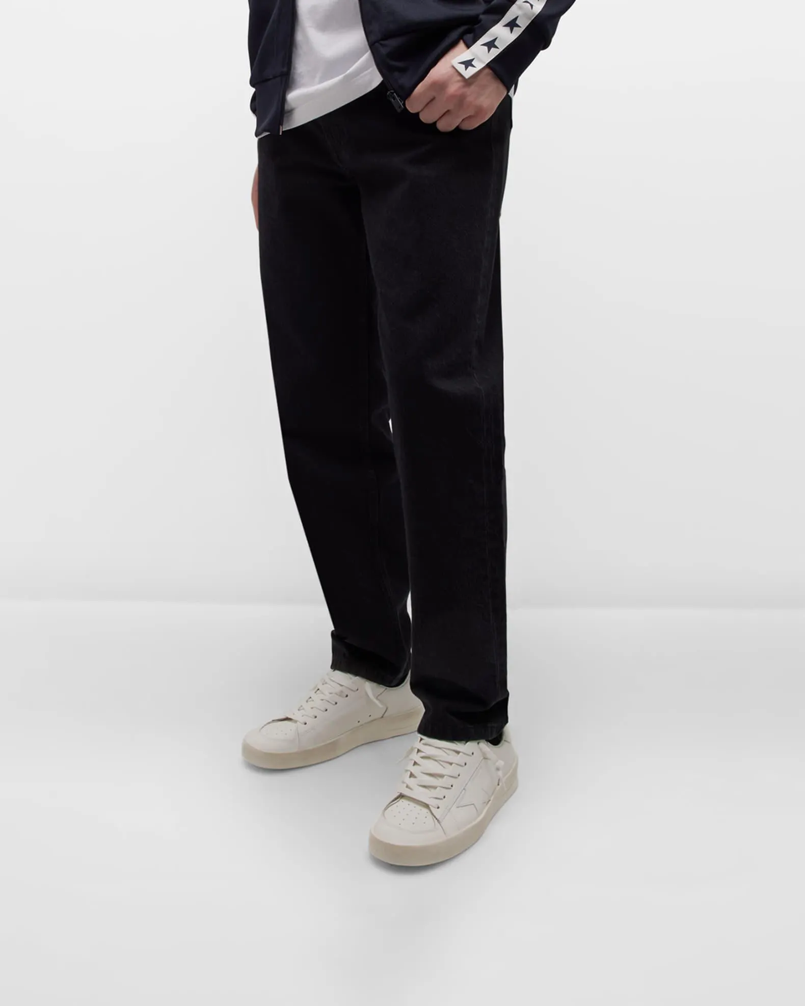 Men's Stardan Leather Low-Top Sneakers