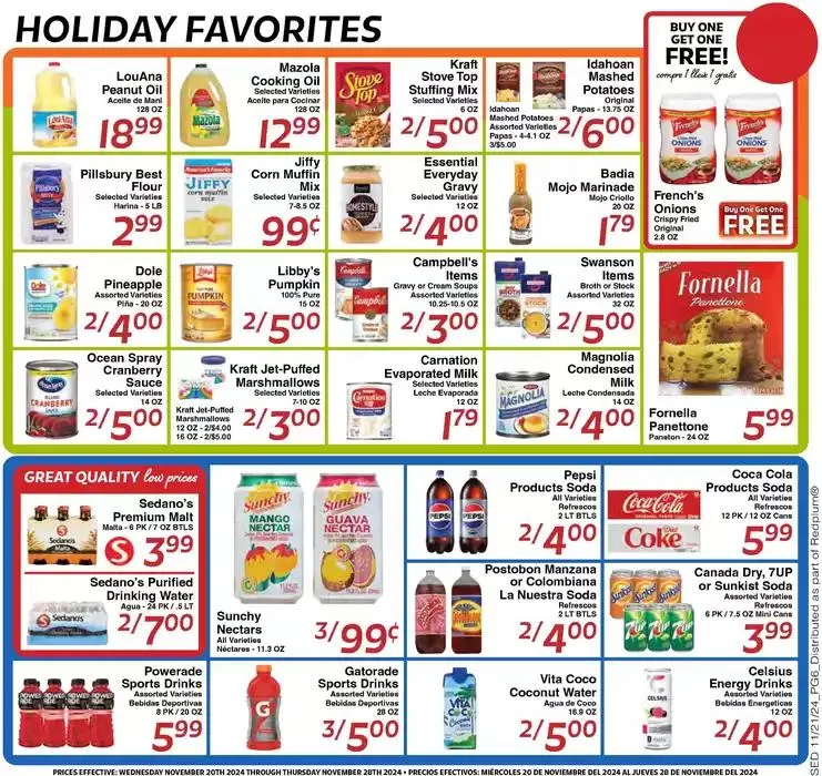 Weekly ad Sedano's weekly ad from November 20 to November 28 2024 - Page 6