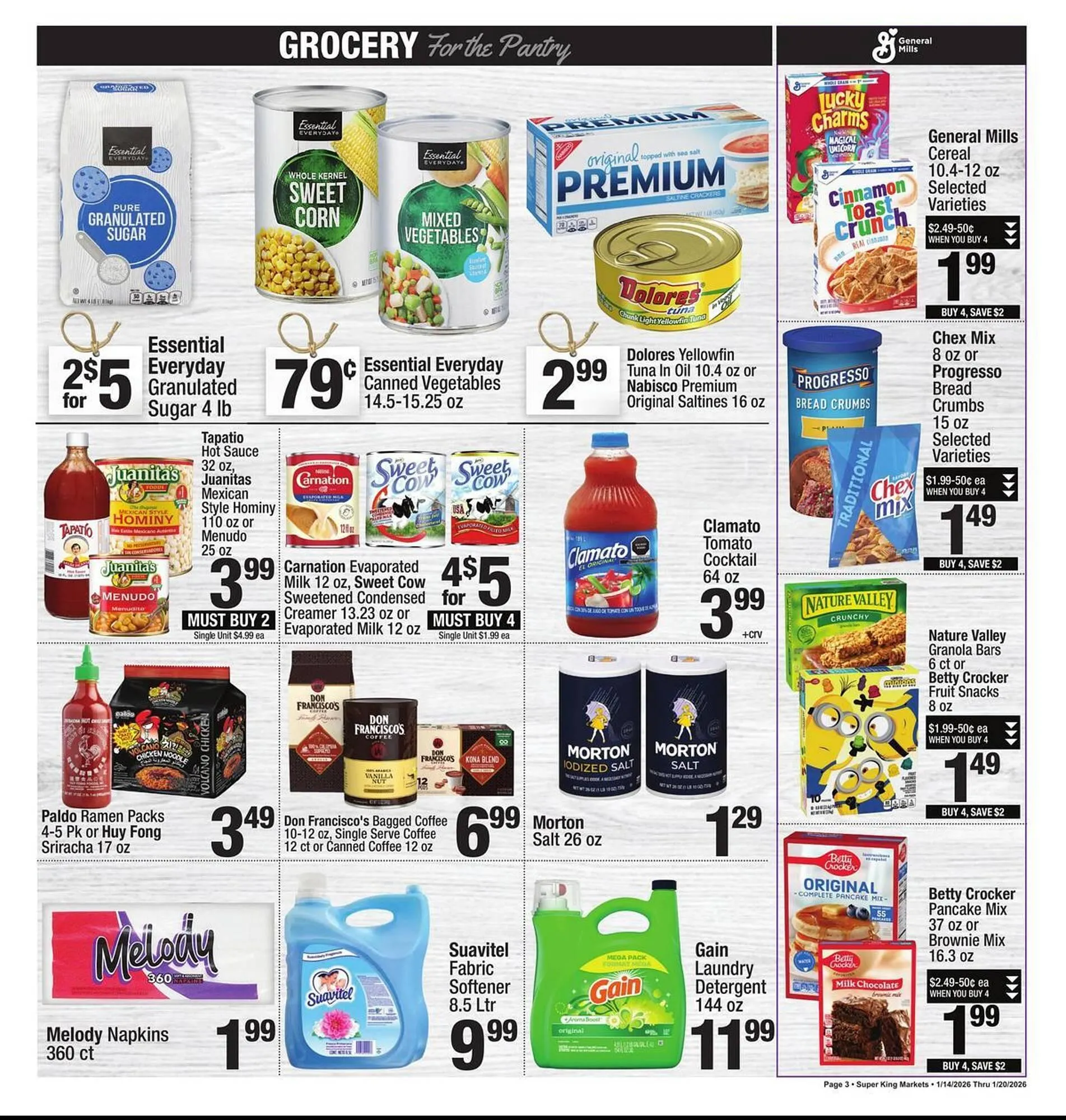 Weekly ad Super King Markets weekly ad from January 14 to January 20 2026 - Page 3