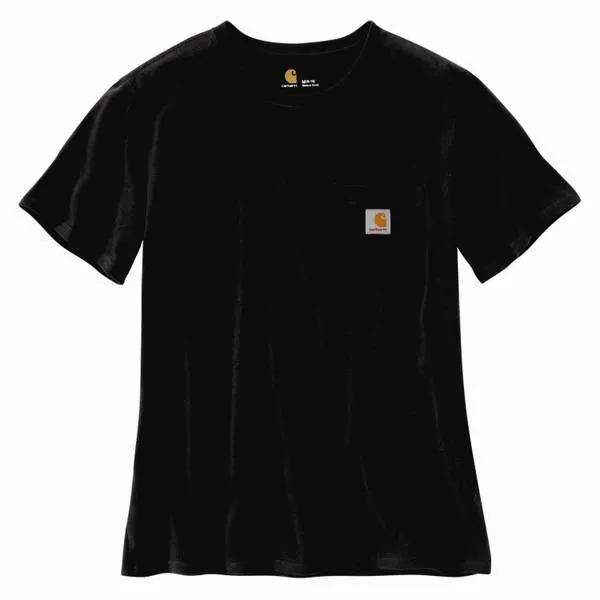 Women's Loose Fit Heavyweight Short-Sleeve Pocket T-Shirt