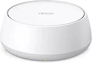 TP-Link Deco BE23 Dual-Band BE3600 WiFi 7 Mesh Wi-Fi Router | 4-Stream 3.6 Gbps,160 Mhz | Covers up to 2,500 Sq.Ft | 2× 2.5G Ports Wired Backhaul | VPN, MLO, HomeShield, Free Expert Help, 1-Pack