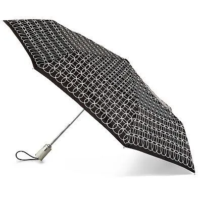 totes UPF 50 Auto Open & Close Folding 3-Section Umbrella