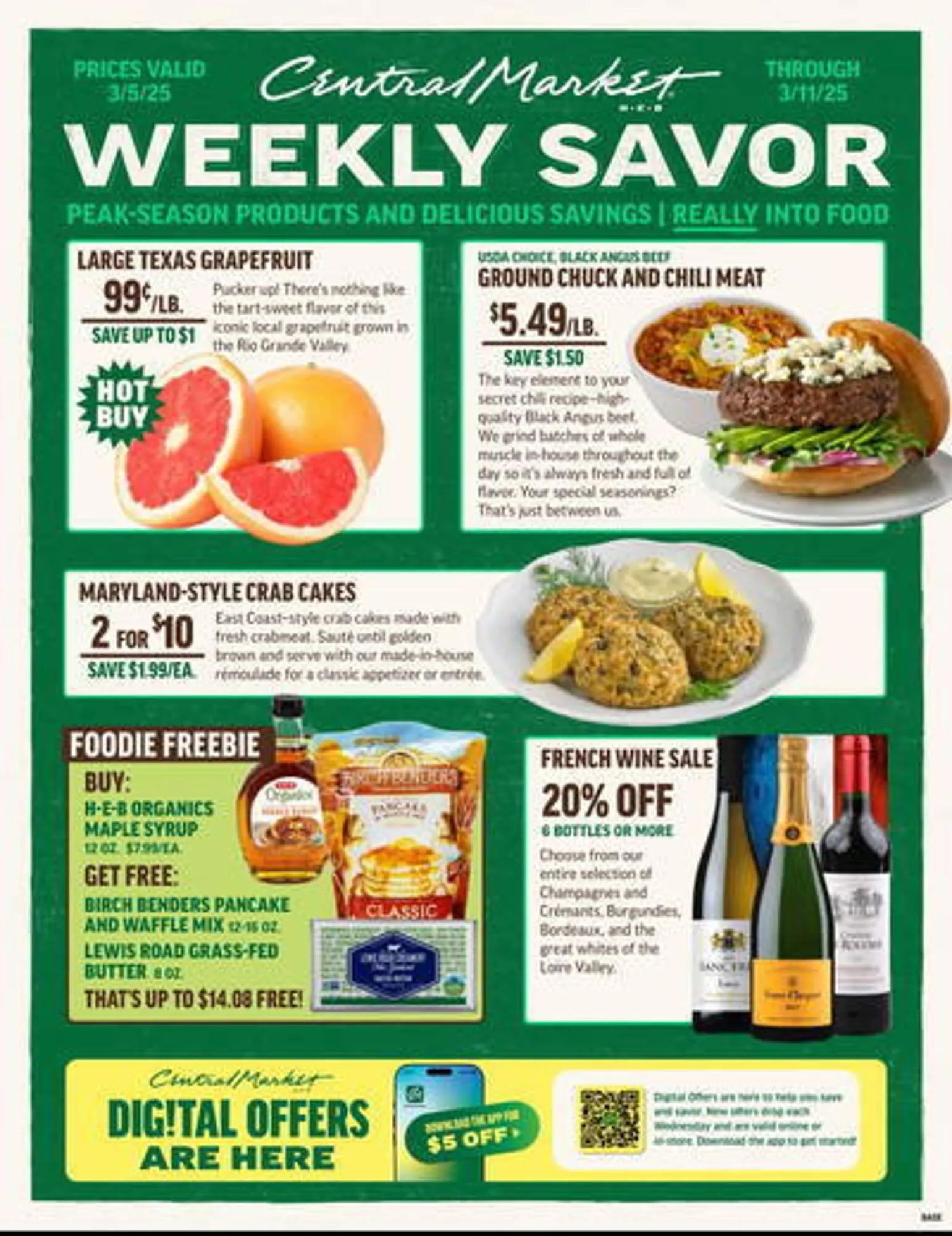 Central Market Weekly Ad - 1