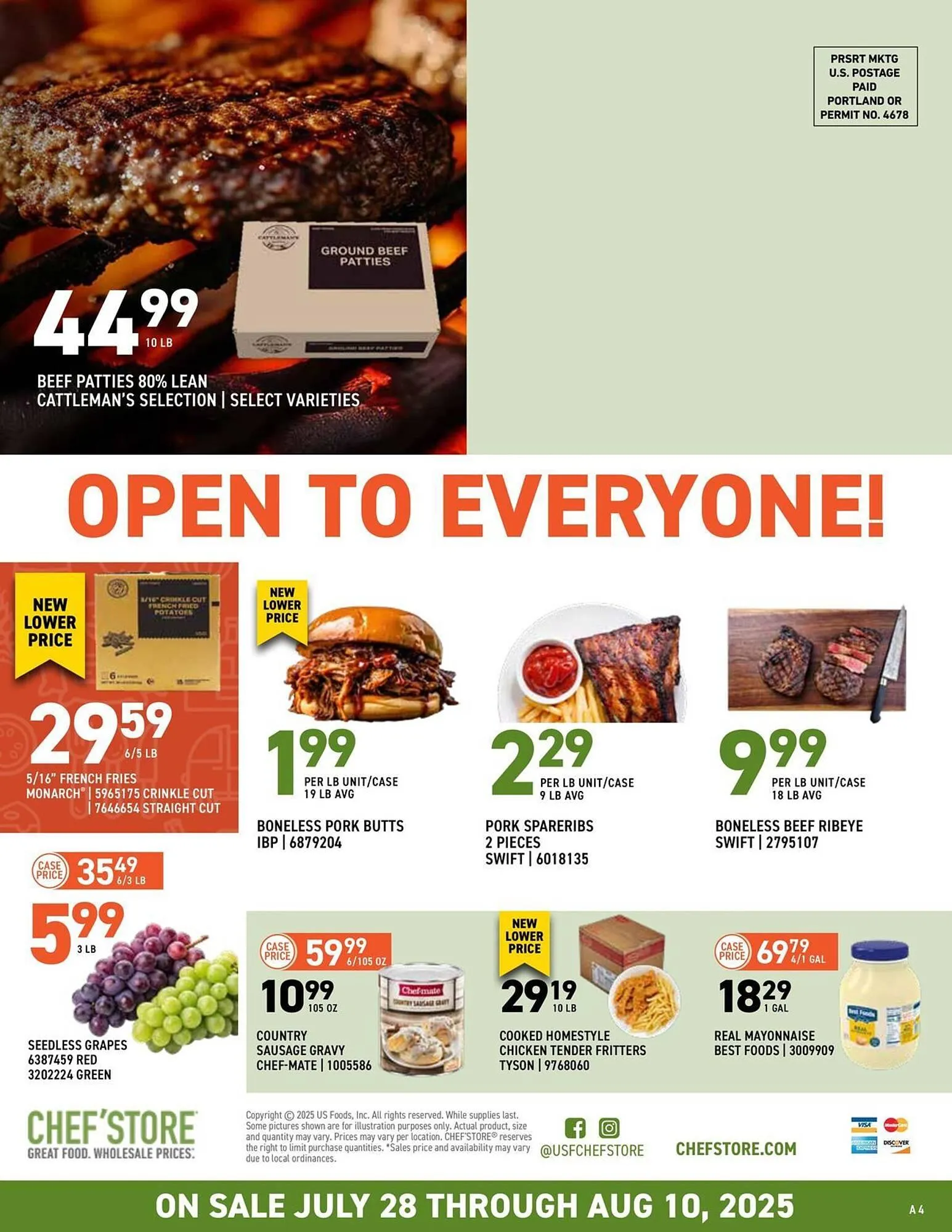 Weekly ad US Foods Chef's Store Weekly Ad from July 28 to August 10 2025 - Page 4