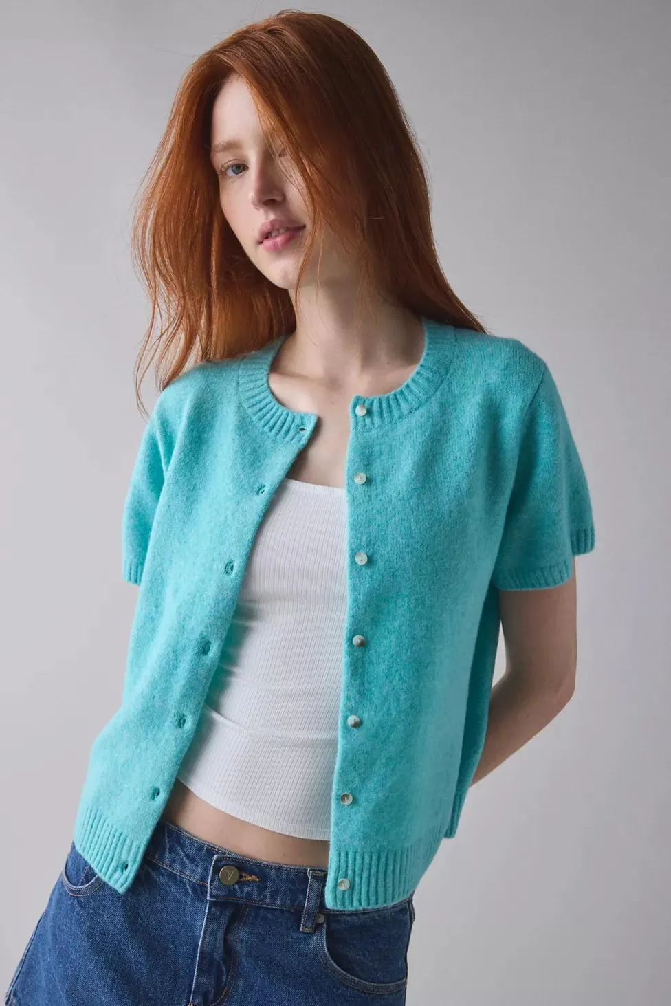 Kimchi Blue Rachel Knit Short Sleeve Cardigan