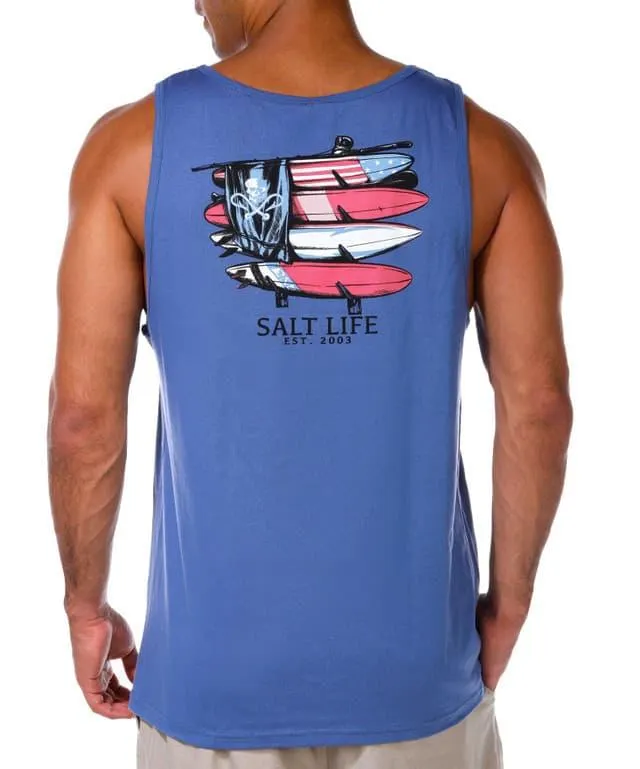 Salt Life Mens American Quiver Tank Top