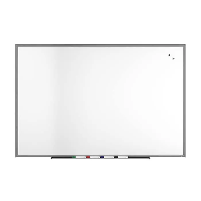 TRU RED™ Magnetic Porcelain Dry Erase Board,