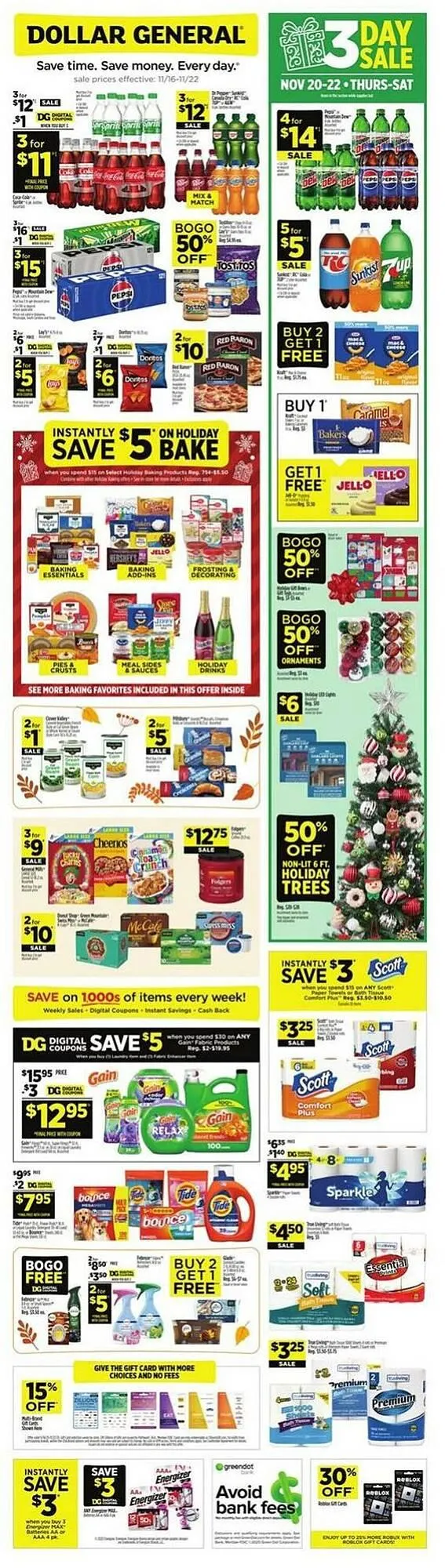 Weekly ad Dollar General weekly ad from November 16 to December 20 2025 - Page 1