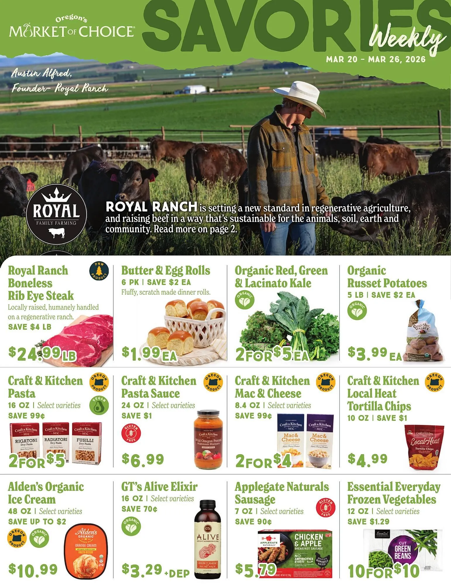 Weekly ad Market of Choice weekly ad from March 20 to March 26 2026 - Page 1