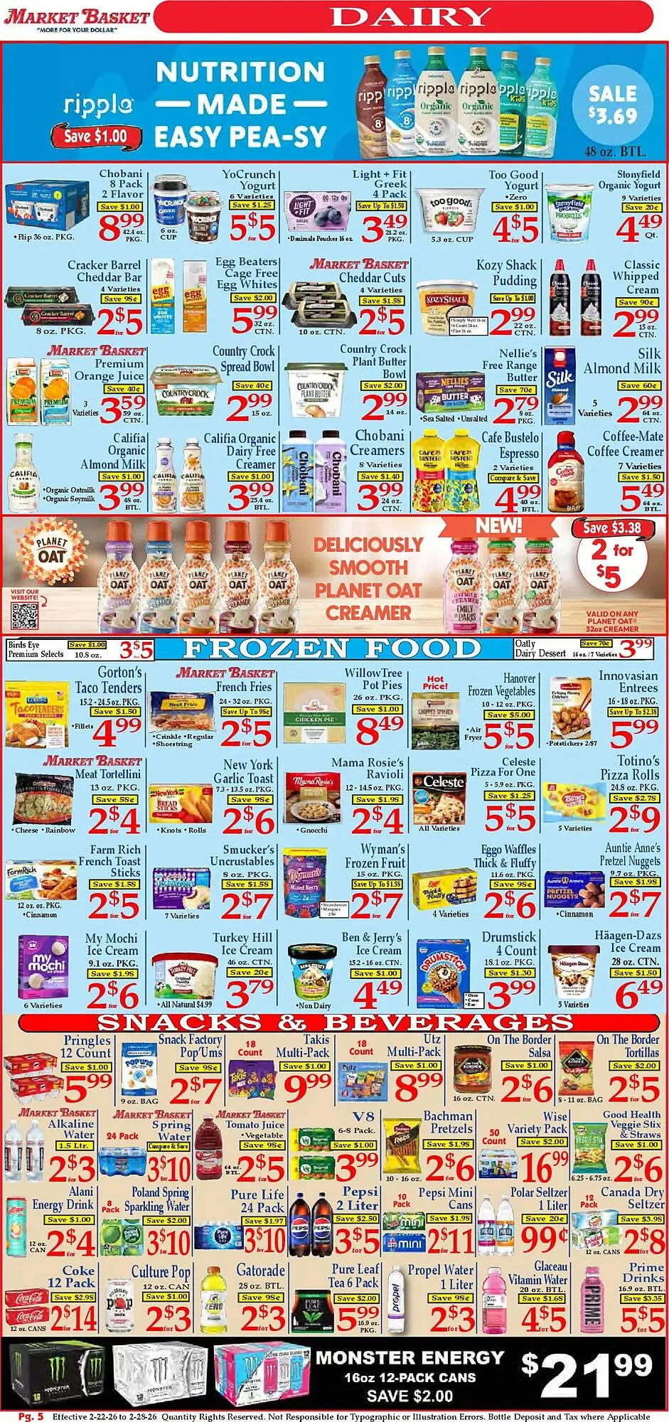 Weekly ad Market Basket weekly ad from February 22 to February 28 2026 - Page 5