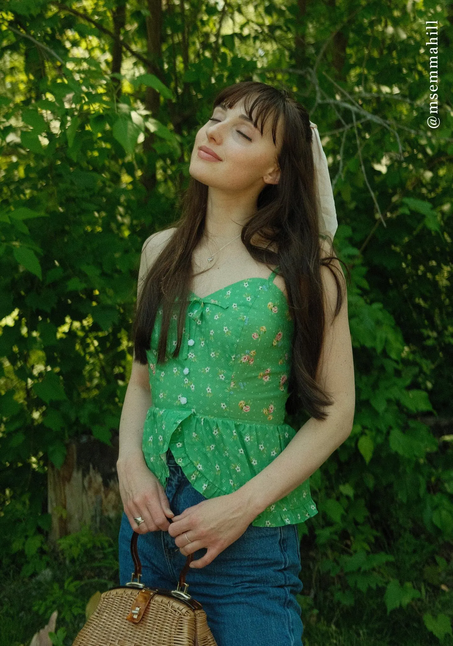 GUNNE SAX for ModCloth Super Bloom Peplum Top