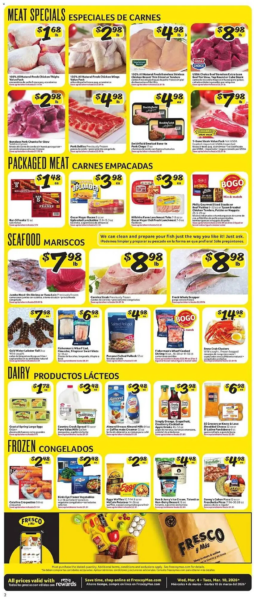 Weekly ad Fresco y Más weekly ad from March 4 to March 11 2026 - Page 2