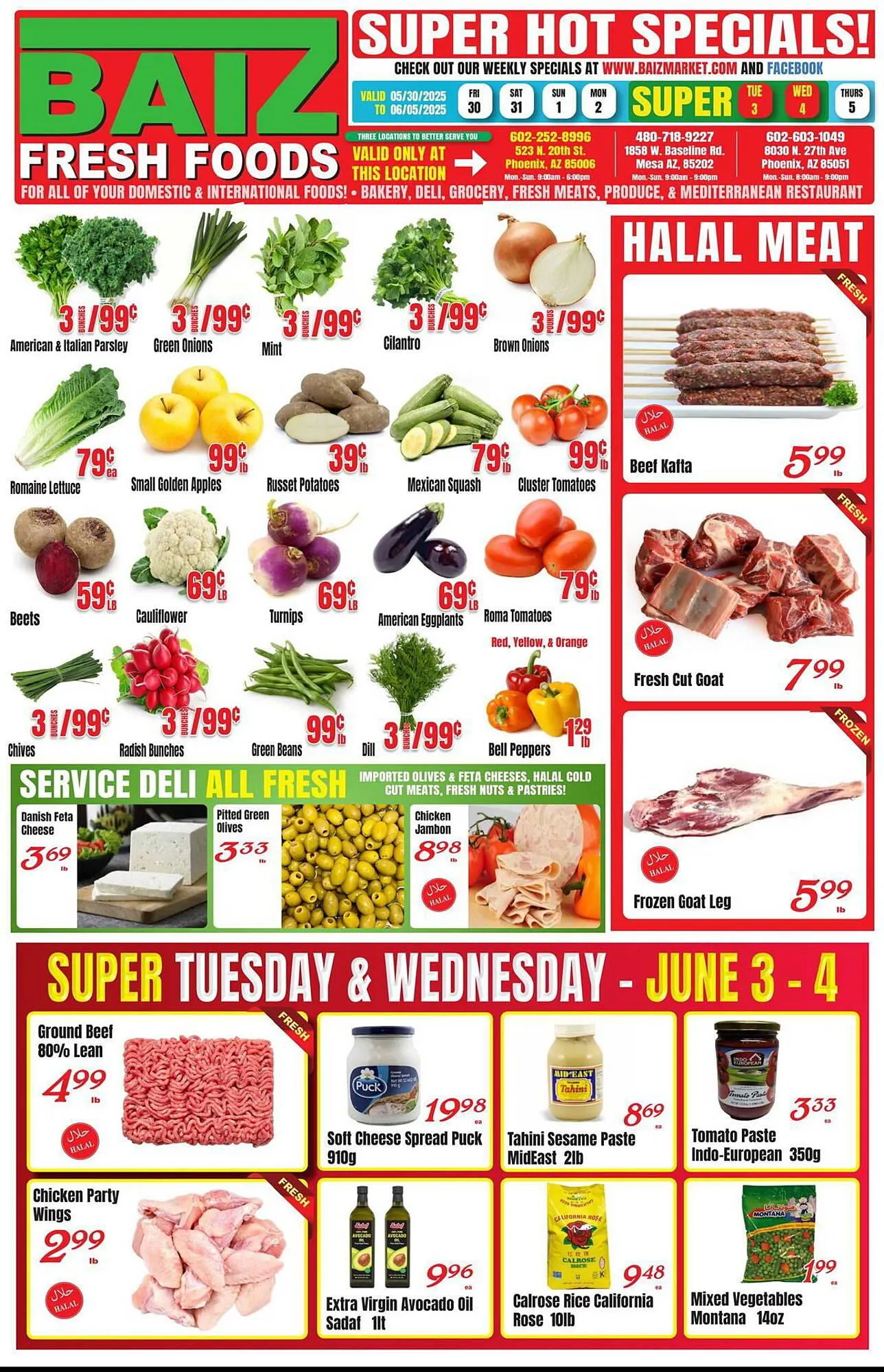 Weekly ad Baiz Market Place Weekly Ad from May 30 to June 5 2025 - Page 1