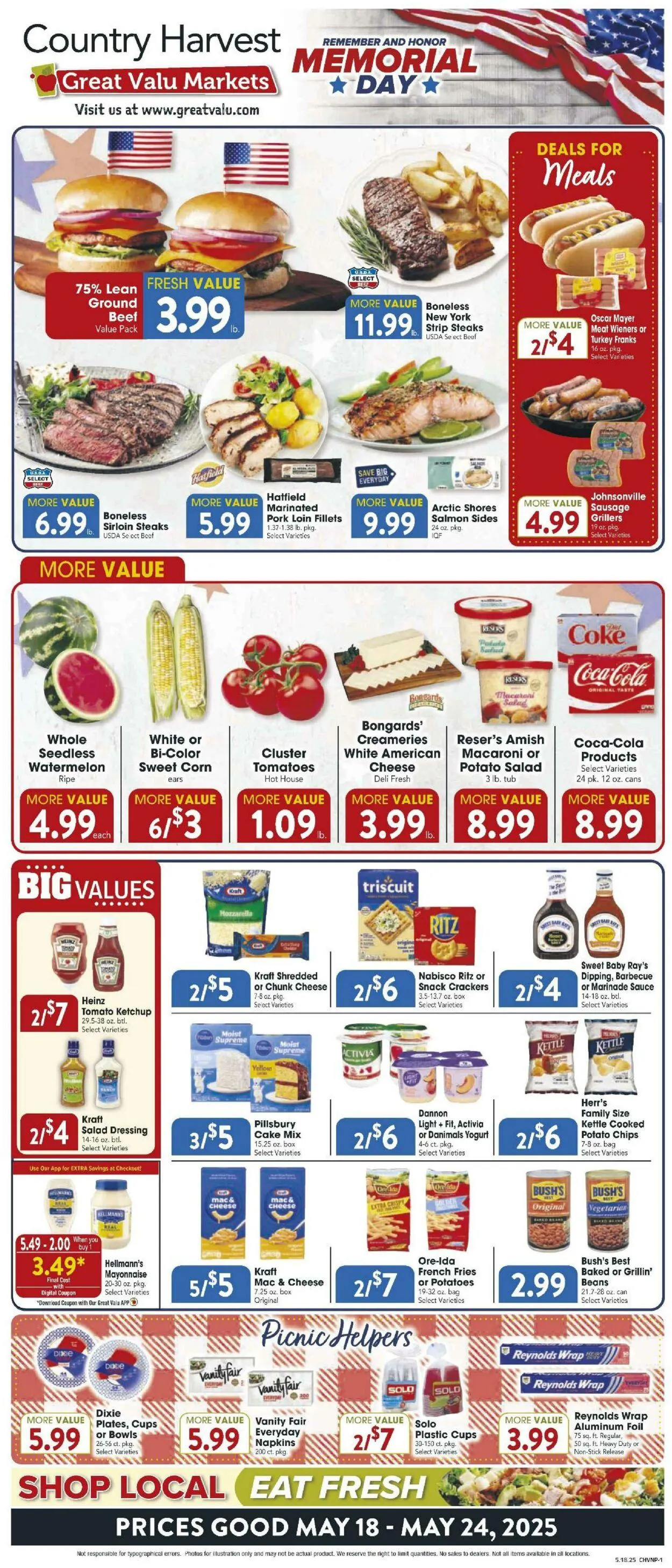Weekly ad Farm Fresh from May 18 to May 24 2025 - Page 1