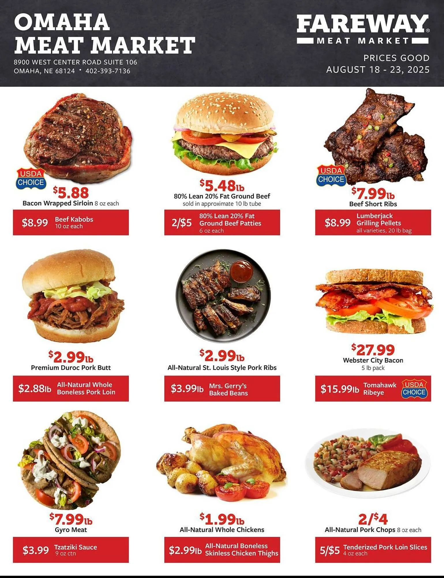 Weekly ad Fareway Weekly Ad from August 18 to August 23 2025 - Page 1