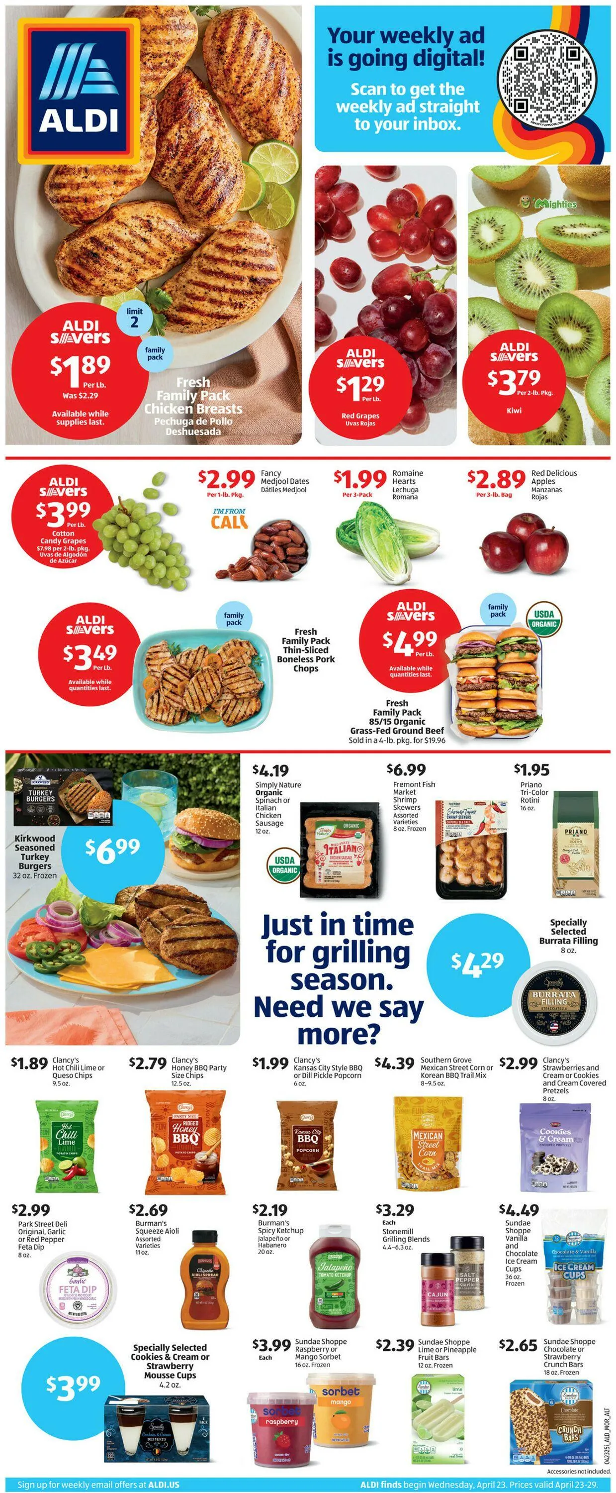 Catálogo de ALDI - South Gate, CA Current weekly ad 23 de abril al 29 de abril 2025 - Página 1