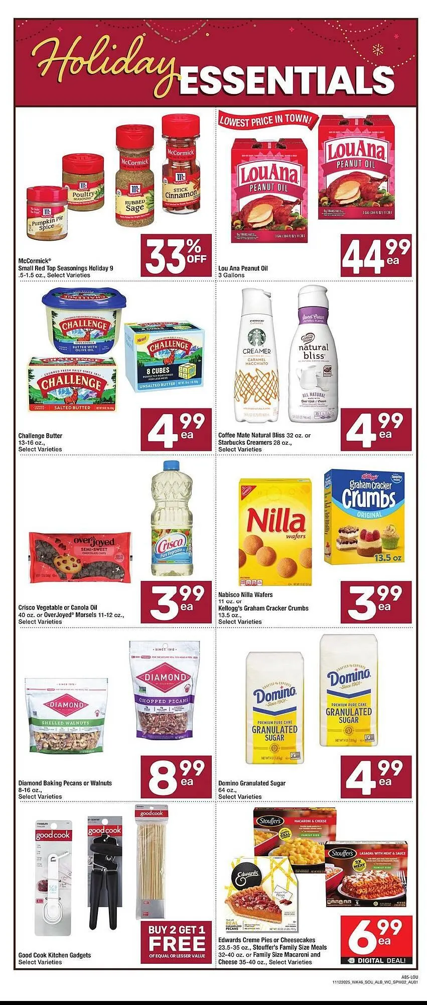 Weekly promotion Albertsons weekly ad spanning from November 12 to November 18 2025 - Page 2 for Catalogue 365