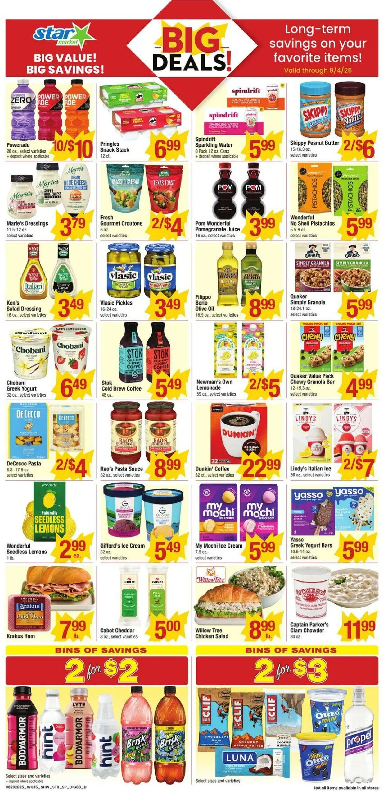 Weekly ad Star Markets from August 29 to September 4 2025 - Page 1