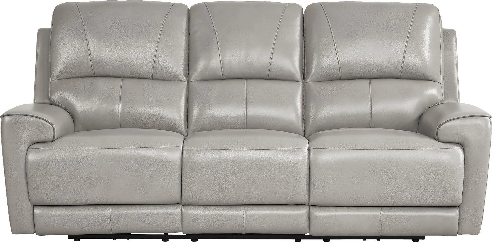 Fremont Leather Dual Power Reclining Sofa