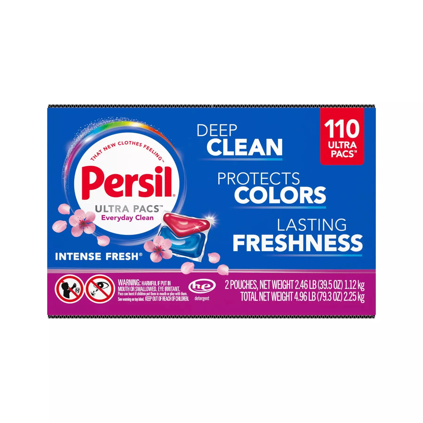 Persil Ultra Pacs Intense Fresh Everyday Clean Laundry Detergent, 110 ct.