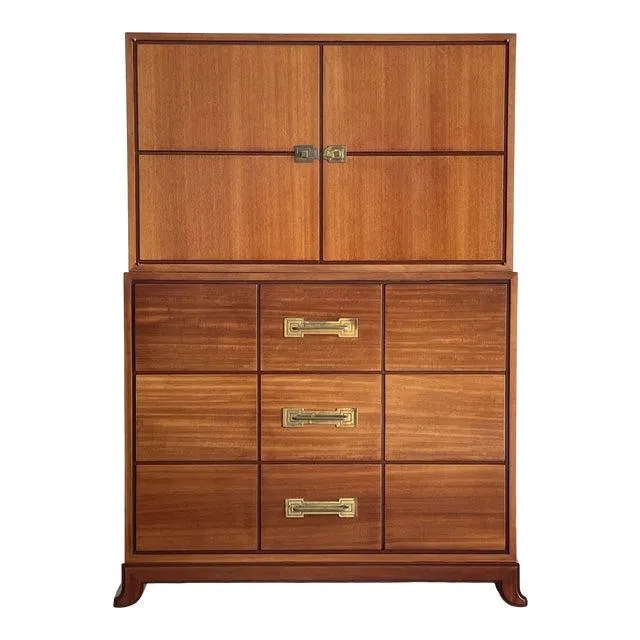 1950s Tommi Parzinger for Charak Modern Tall Chest