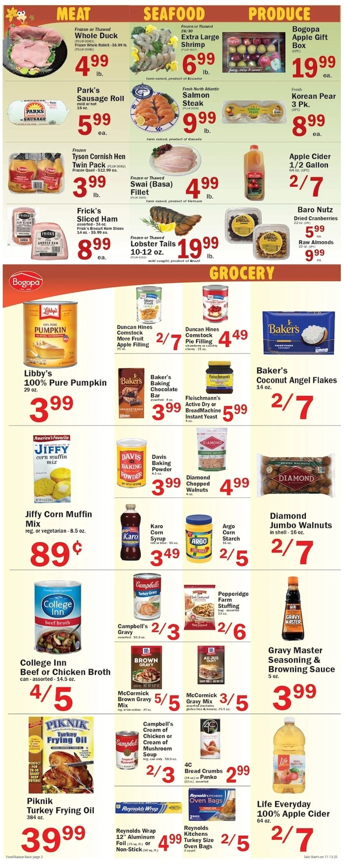 Catálogo de Food Bazaar Current weekly ad 13 de noviembre al 19 de noviembre 2025 - Página 2